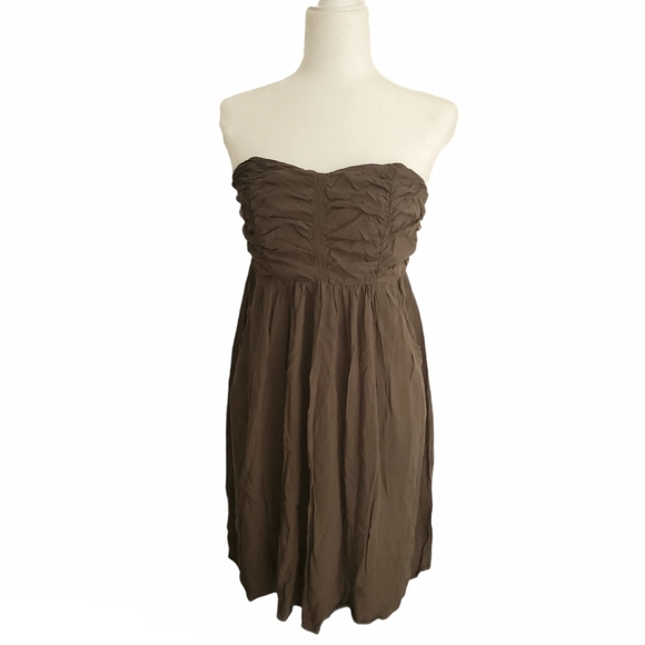 torrid Dresses & Skirts - Torrid Green Strapless Mini Dress